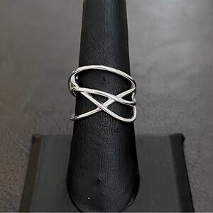 Sterling silver Artisan made ring Size 7